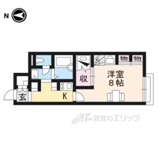 レオパレスワゲンエド【1階】の間取り