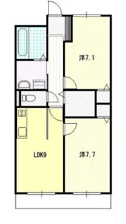 アーバンコート【2階】の間取り