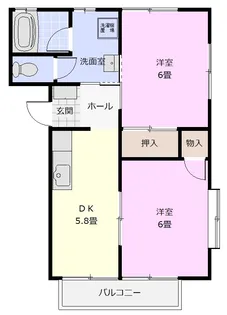 ハツエハイツ【1階】の間取り