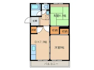 第一豊栄ハイツ【3階】の間取り