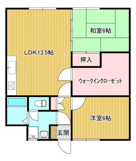 シャトレ武駒【5階】の間取り