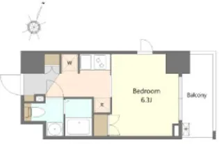 レジデンス鶴間駅前【11階】の間取り