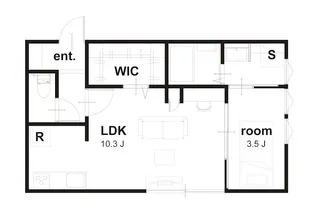 プラシード木曳野【2階】の間取り