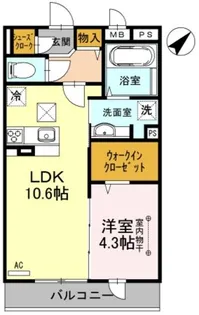 Riche【1階】の間取り