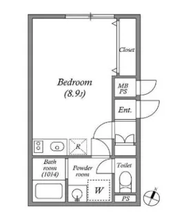 LEGALAND三軒茶屋【2階】の間取り