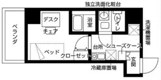 フレンシアエール町田【12階】の間取り