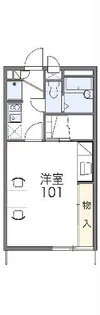レオパレスシーグリーン【2階】の間取り