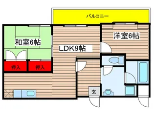 セカンドタウン【2階】の間取り