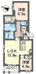 プレシアール ShaMaison【2階】の間取り