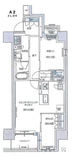 Brillia月島四丁目【8階】の間取り
