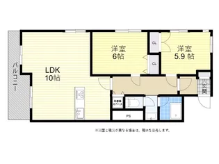 清友ビルA棟【4階】の間取り
