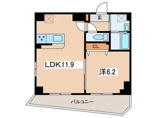 ハウス逗子海岸【5階】の間取り