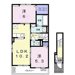 オプス太田I【2階】の間取り