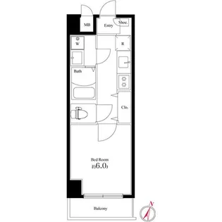 レガーロ平塚【4階】の間取り