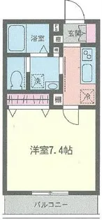 ボヌールコートK【1階】の間取り