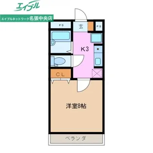 メゾンパンセ【1階】の間取り