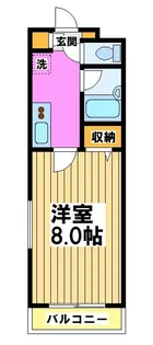 ドゥ・ベルジュール【4階】の間取り