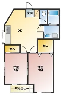 コートプレシャス【2階】の間取り