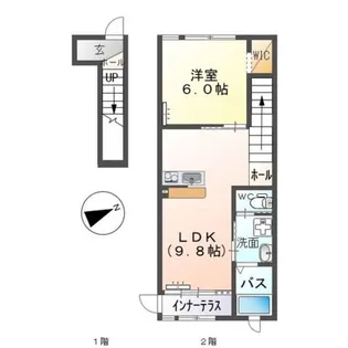 ウェル ビーイング【2階】の間取り