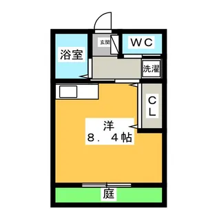 アドバンス原山【1階】の間取り