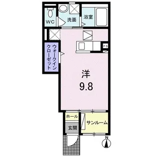 センターヴィレッジ3【1階】の間取り