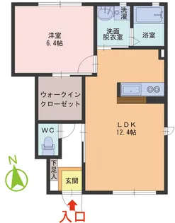 グランクラセ成和【1階】の間取り