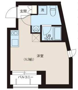 レピュア十条レジデンス【3階】の間取り