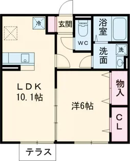 Arcadia B【1階】の間取り