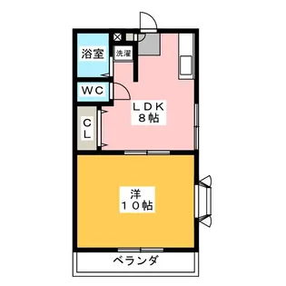 ハイツMS【2階】の間取り