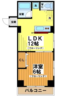 スカイプラザ笹塚【5階】の間取り