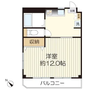 リバーサイド登戸【4階】の間取り