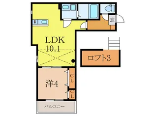 エルデひばりヶ丘【3階】の間取り