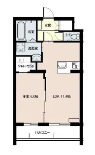 クレール葵西5丁目【1階】の間取り