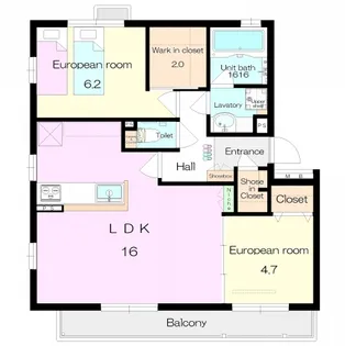 Grand Ruscello【2階】の間取り