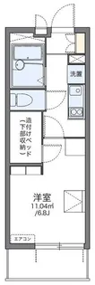 レオパレスカモミールA【2階】の間取り