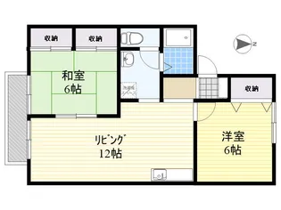 プレジール安東【2階】の間取り