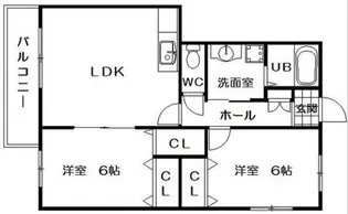 バードランドひめじ参番館【2階】の間取り