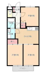 Surplus Threeハイツ緑ヶ丘【1階】の間取り