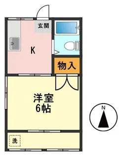 クリーンハイツ【2階】の間取り