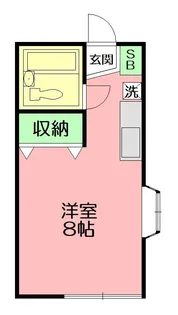 クインズタウン【1階】の間取り