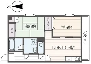 サンロージェ【3階】の間取り