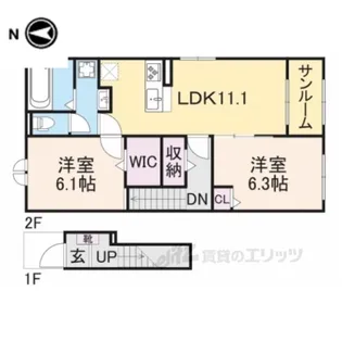 アイルー1【2階】の間取り