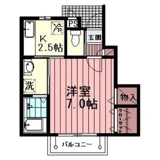 コート新高円寺【1階】の間取り