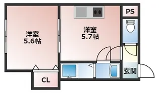 サンシャイン731【1階】の間取り