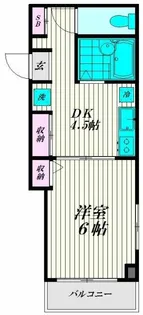 エムズコート【1階】の間取り