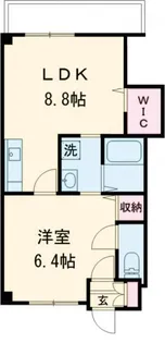 modern palazzo文教通り【8階】の間取り