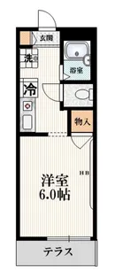 メゾンエーデルワイス【1階】の間取り
