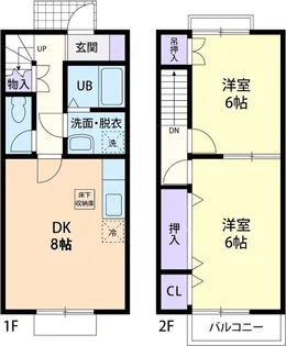 Terraced Houseの間取り