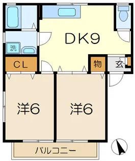 マリーク壱番館【1階】の間取り