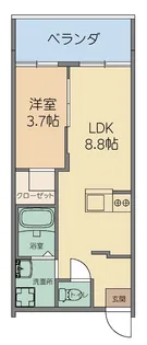 URUMAテラス【5階】の間取り